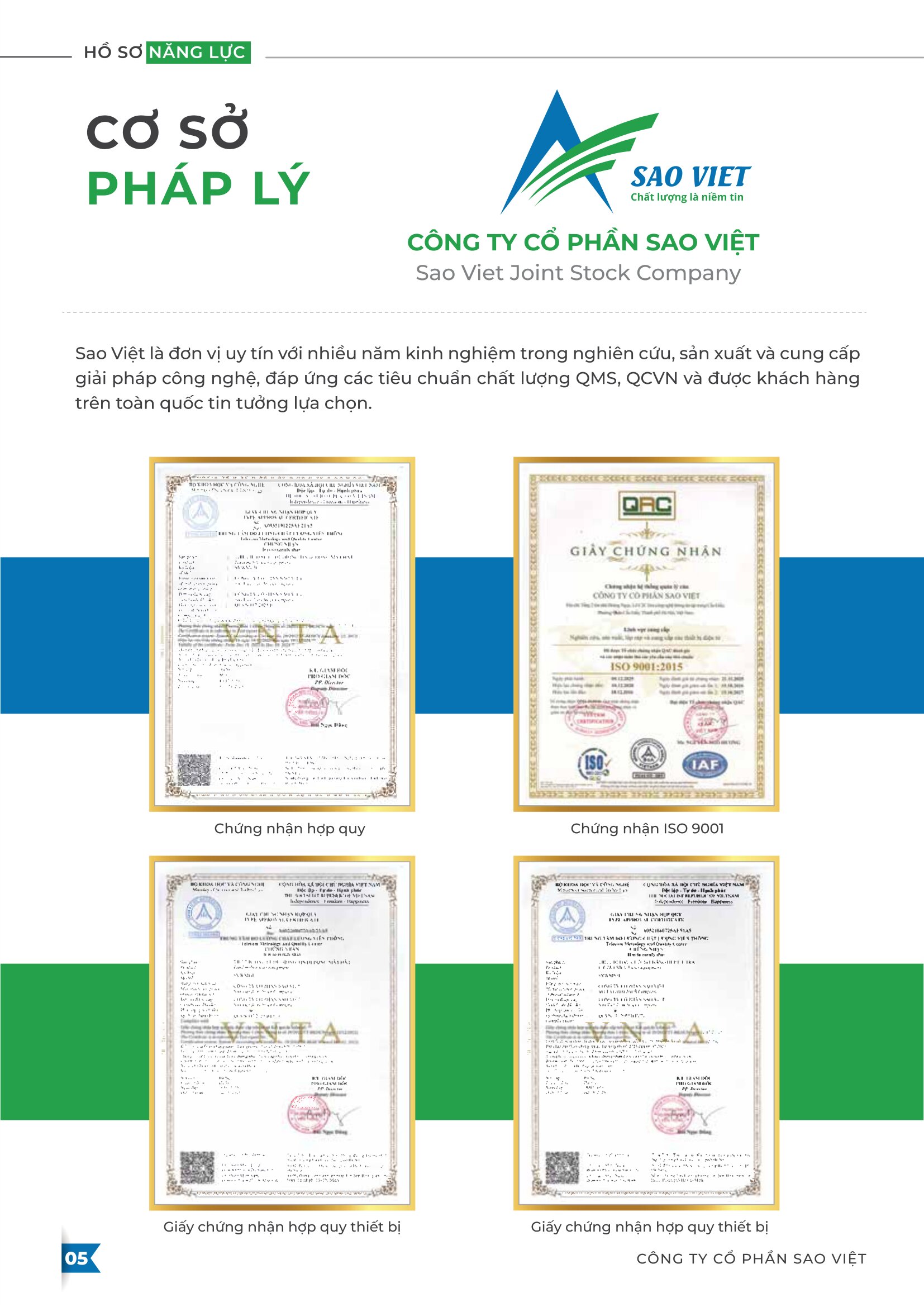 Hồ sơ năng lực Sao Việt - Trang 6