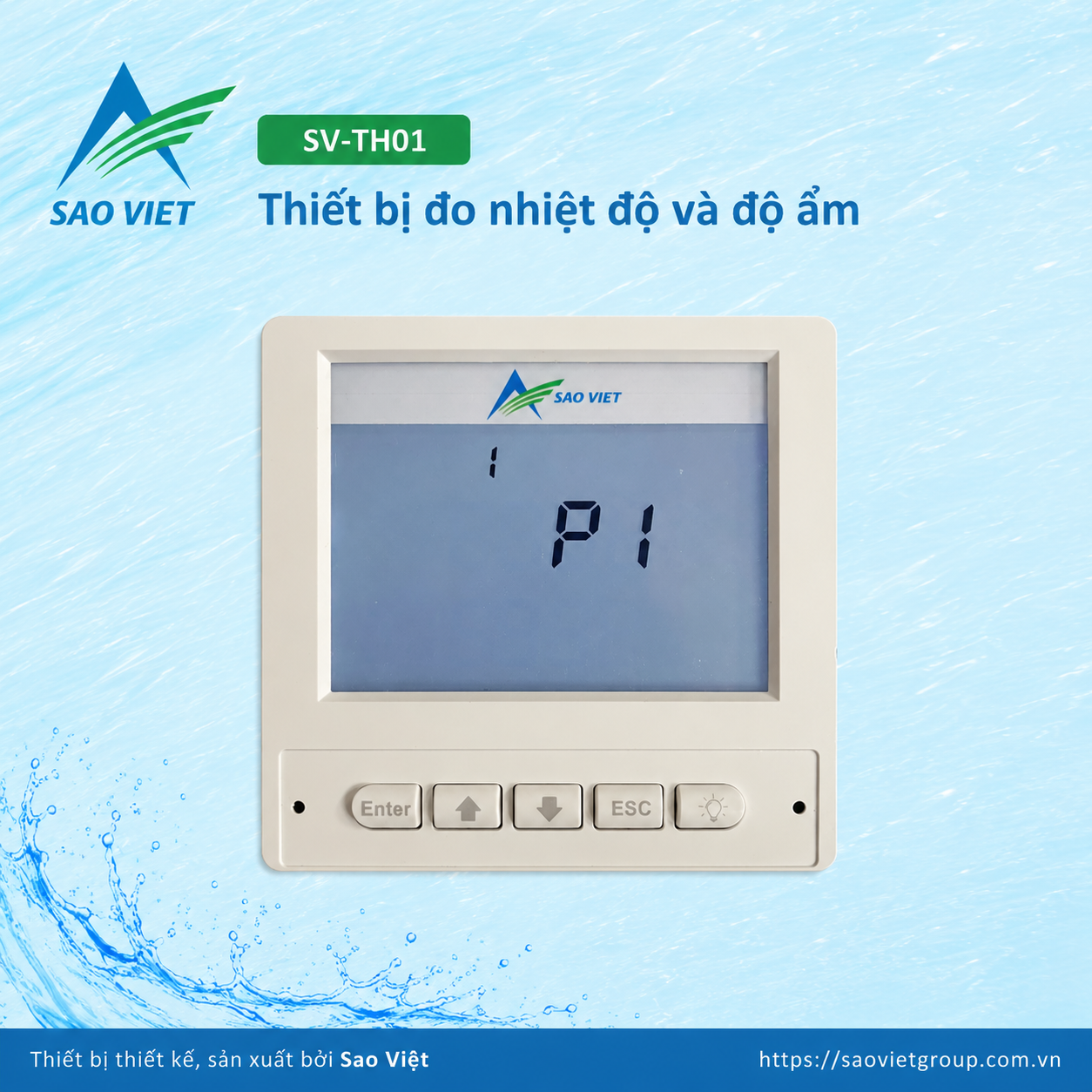 Thiết bị đo nhiệt độ độ ẩm SV-TH01